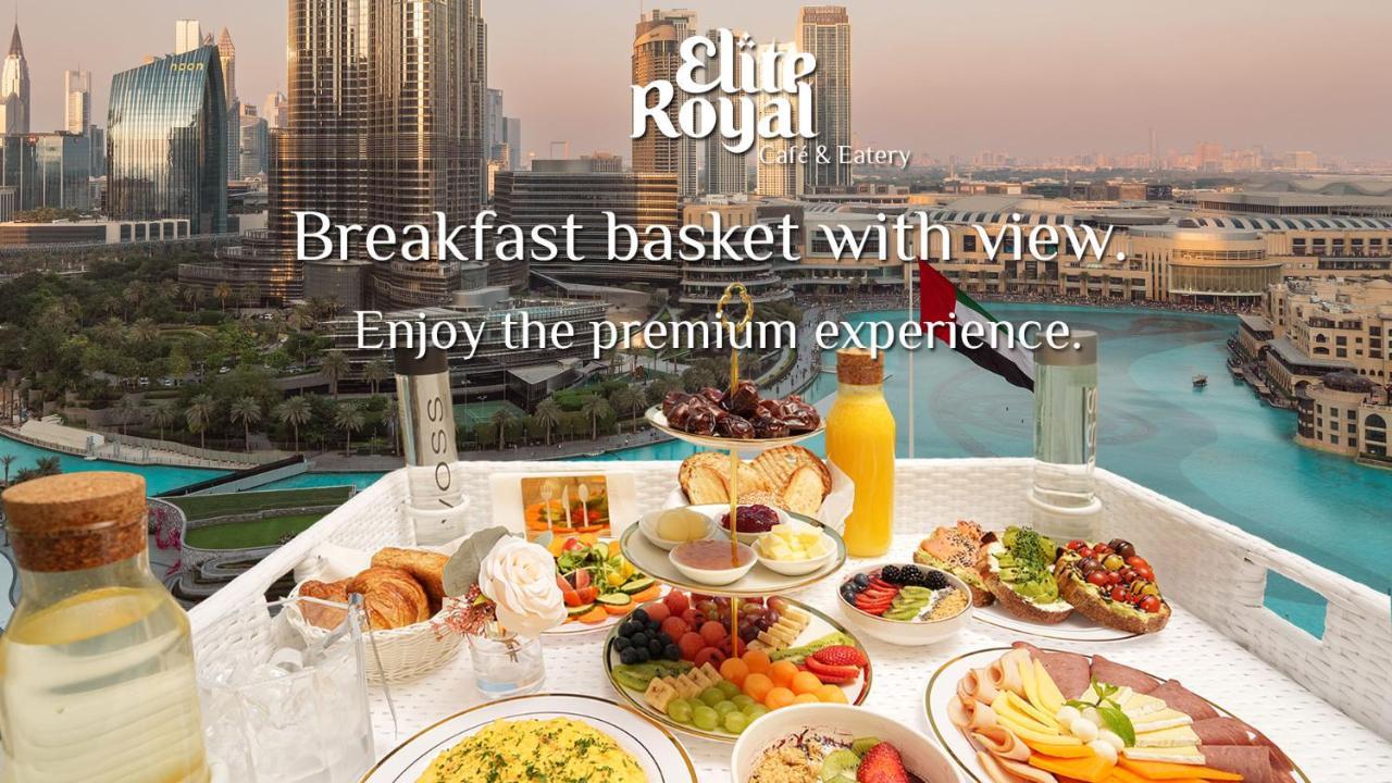 Elite Royal Apartment - Full Burj Khalifa & Fountain View - Palace 두바이 외부 사진