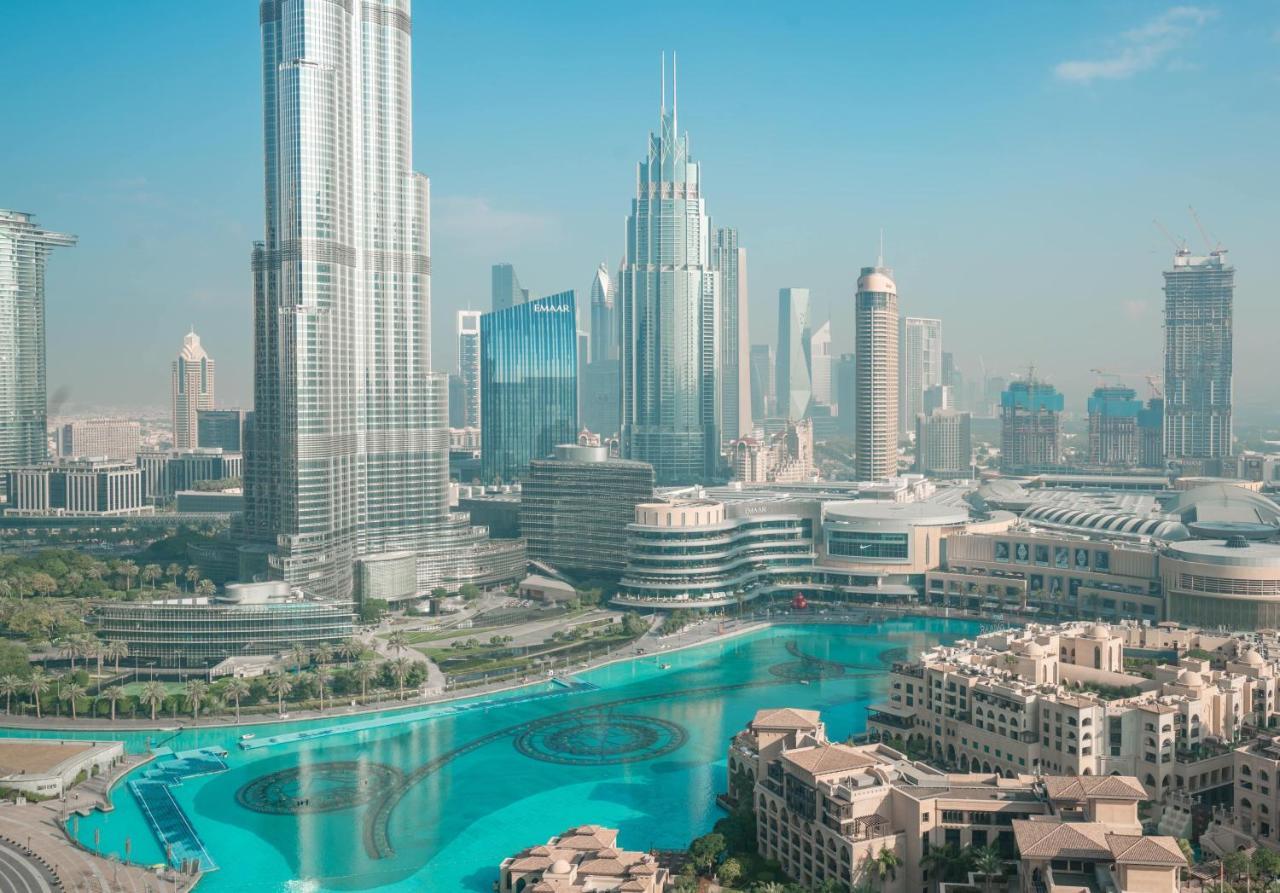 Elite Royal Apartment - Full Burj Khalifa & Fountain View - Palace 두바이 외부 사진